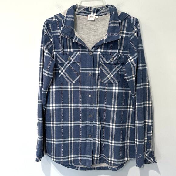 Rip Curl Hooded Button Up Women's size 10 - Picture 1 of 4
